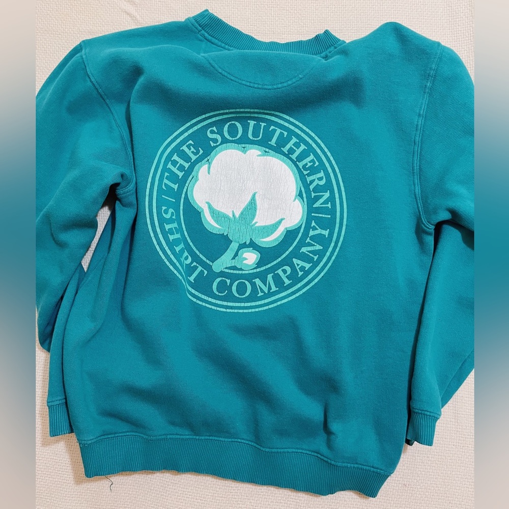 southern shirt teal sweatshirt